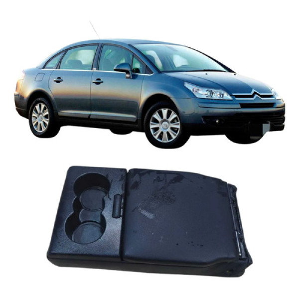 Porta Copos Banco Traseiro Citroën C4 2009 2.0 Original Preto