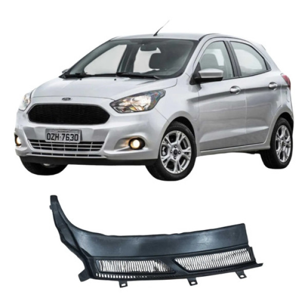 Grade Churrasqueira Ford Ka 2016 E3b5a02216ac Original Preto Fosco