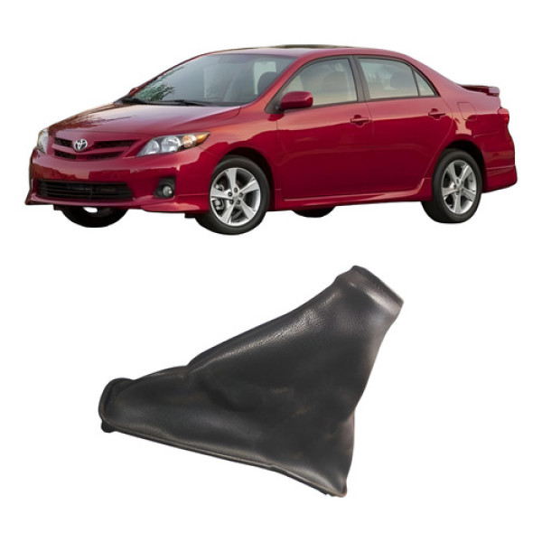 Coifa Freios De Mão Toyota Corolla 2011  Preto