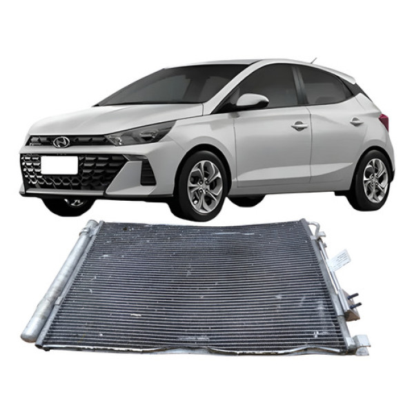 Condensador Hyundai Hb20 1.0 3cilindro 2021