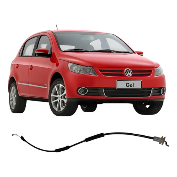 Cabo Fechadura Dianteira Esquerda Gol G5 1.6 Power 937392 Preto