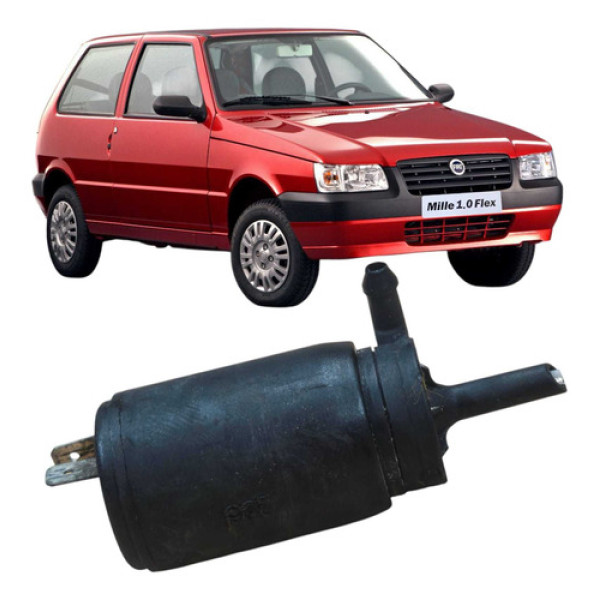 Esguicho Agua Fiat Uno Mille 2006 1.0 Preto