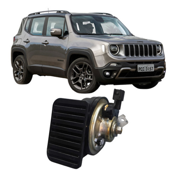 Unidade Buzina Fiamm Caracol Am80sx Jeep Renegade 2015- 2019