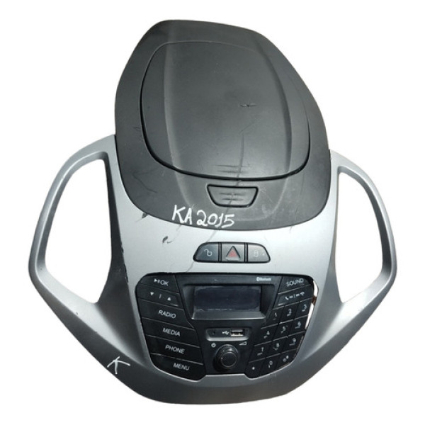 Moldura Comando Central Radio Ford Ka 2015 C/detalhe Pintura