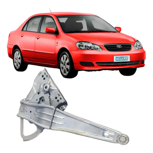 Máquina Vidro Traseira Esquerda Corolla 2003-2008  . .