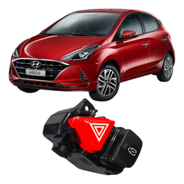 Comando Alerta Hyundai Hb20 1.0 3c 2021 93790r1000 Original Preto