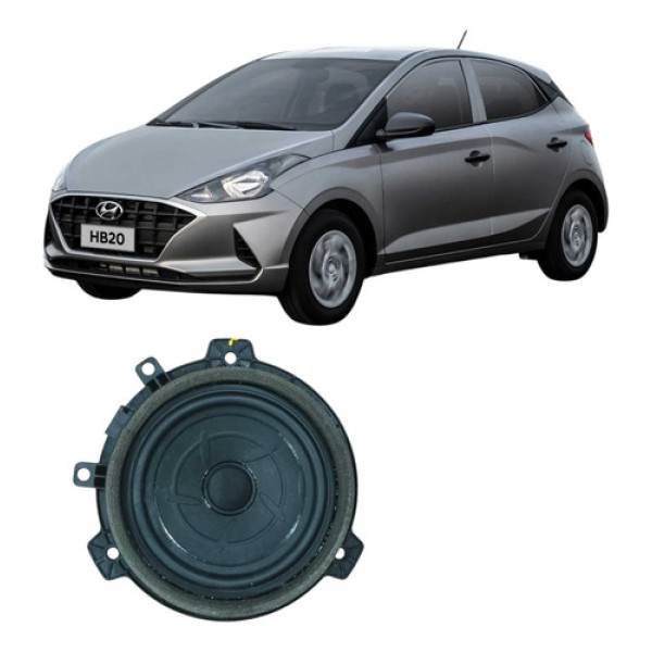 Alto Falante De Porta Hyundai Hb20 2020 96330r1000  Preto