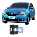 Abraçadeira Emborrachada Presilha Cabo Renault Sandero 2017  Prata