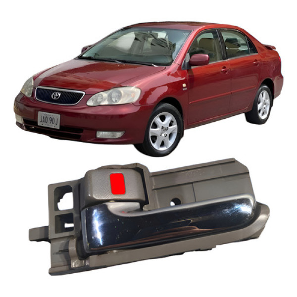 Maçaneta Dianteira Direita Interna Corolla 2003-2008  Cinza Cinza Dianteira
