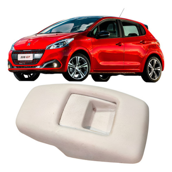 Botão Regulagem Cinto Dianteiro Peugeot 208 Allure 2017 .