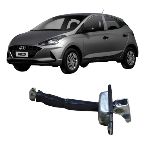 Limitador Porta Traseira Direita Hyundai Hb20 2021 Dourado Dourado