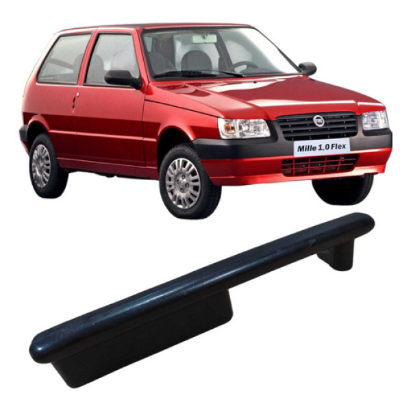 Puxador Porta Dianteiro Direito Fiat Uno Mille 2006 Branco