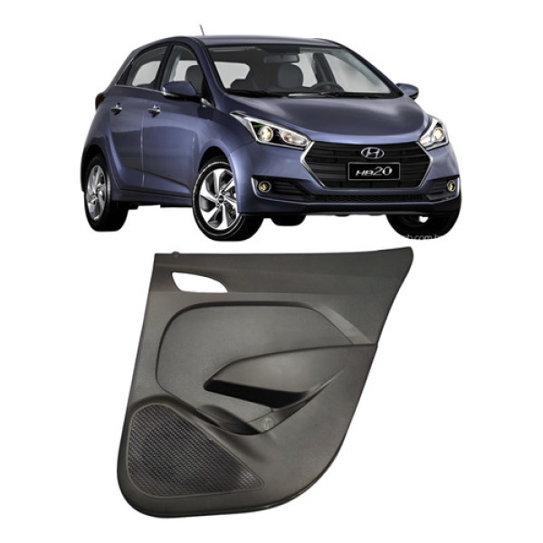 Forro De Porta Traseiro Direito Hyundai Hb20 1.0 2014-2019