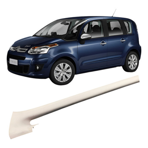 Moldura Coluna Esquerda Parabrisa C3 Picasso 9687932077 Branco