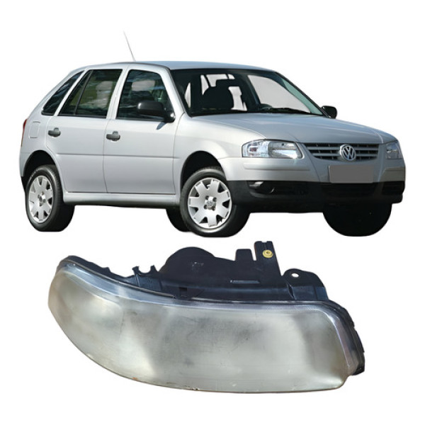 Farol Dianteiro Direito Volkswagen Gol 2005 Direito/passageiro