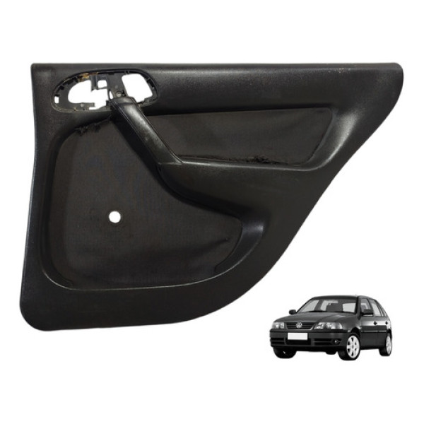 Forro Porta Traseiro Direito 4p Vw G3 Gol 2002 2003 Cinza Cinza