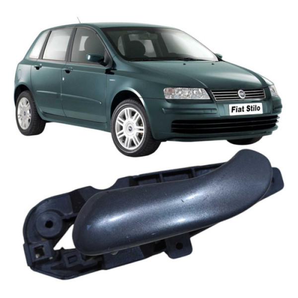 Maçaneta Interna Traseira Esquerda Fiat Stilo 2003 1.8 Traseira