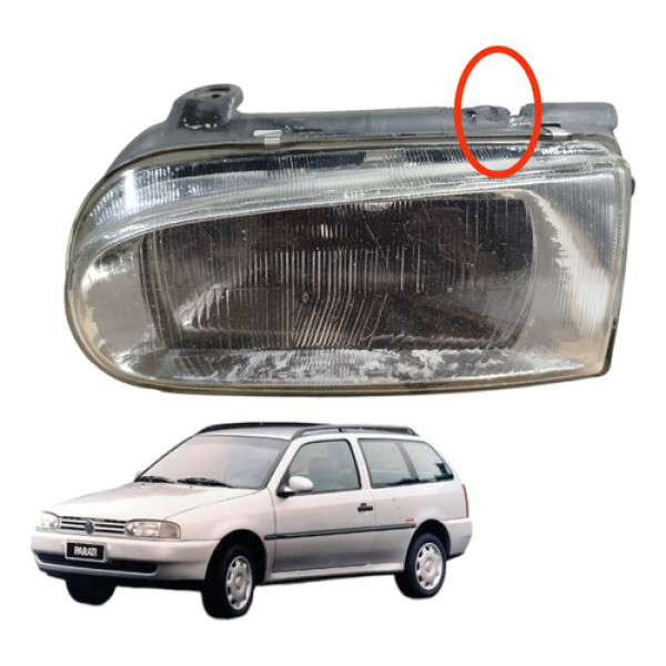 Farol Dianteiro Esquerdo Vw Gol Parati 1995 A 1999 Esquerdo/motorista