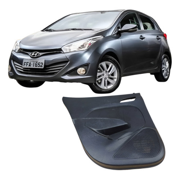 Forro Porta Traseira Esquerda Hyundai Hb20 2013 833101s010