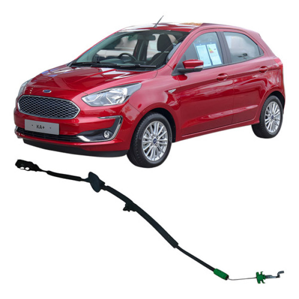 Cabo Fechadura Elétrica Dianteiro Esquerdo Ford Ka 2018  Preto