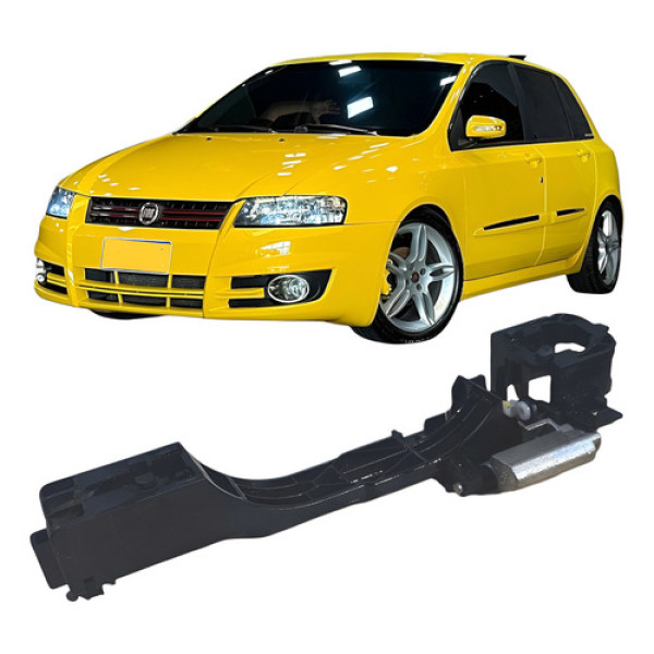 Maçaneta Externa Dianteiro Direito Fiat Stilo 2009 242054 Vermelho Dianteira