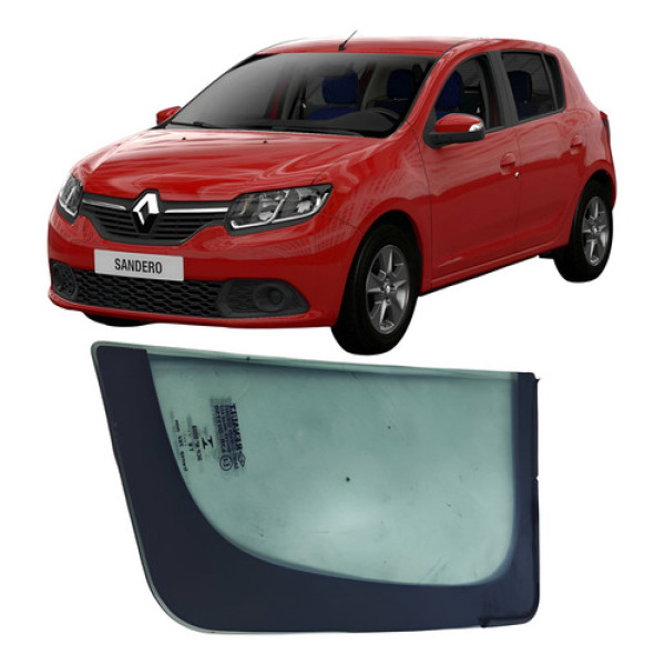 Vidro Vigia Traseiro Esquerdo Renault Sandero 2017 43r001150