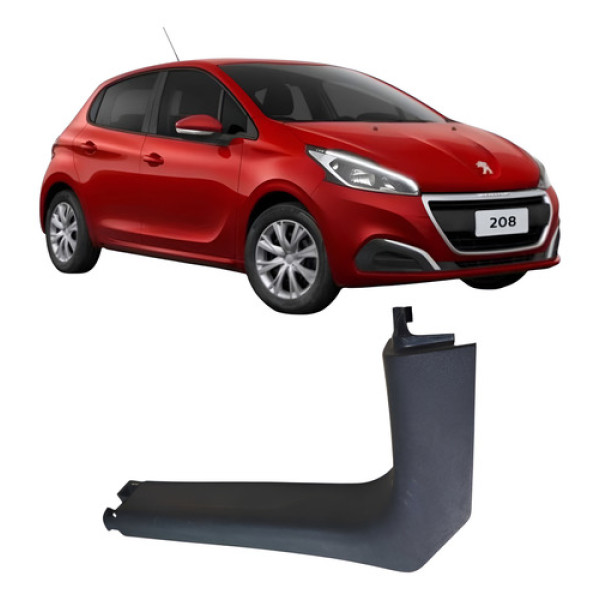 Soleira Porta Dianteira Esquerda Peugeot 208 2019 98002701 Preto