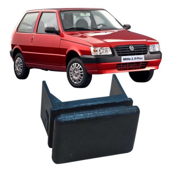 Botao Falso Painel  Fiat Uno Mille 2006 1.0 2p Preto