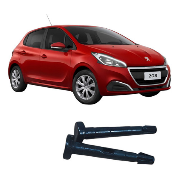 Presilha Suporte Tampa Porta Luvas Peugeot 208 2019 Prata Prata