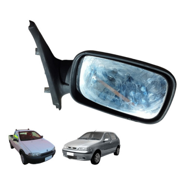Retrovisor Lado Direito Ferro Fiat Strada Palio 1997 A 2001