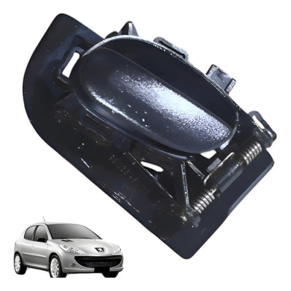 Puxador Maçaneta Porta Interna Lado Dir. 206 207 Diant/tras Preto Dianteira/traseira