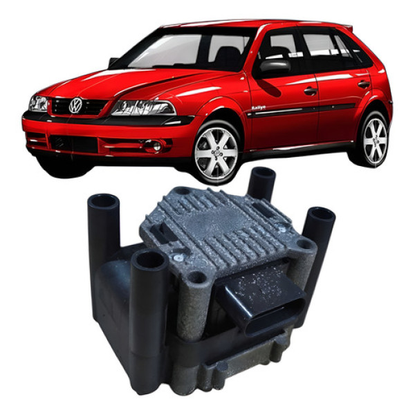 Bobina Ignição Volkswagen Gol 1.0 4c 2005 Ce2011819319