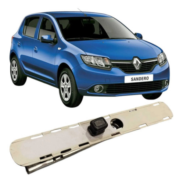 Suporte Regulagem Altura Cinto Segurança Sandero 1.0 2018 Bege