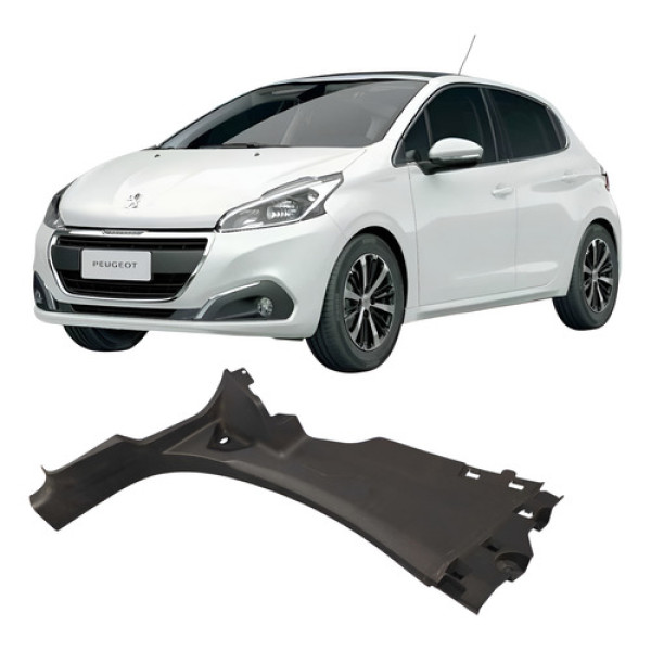 Soleira Porta Traseira Esquerda Peugeot 208 2017   Preto