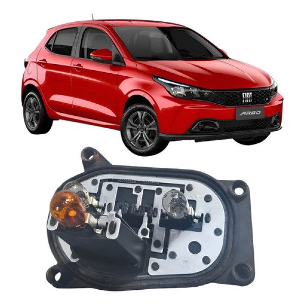 Soquete De Lâmpada Traseira Esquerda Fiat Argo 2023 Wy16w Preto