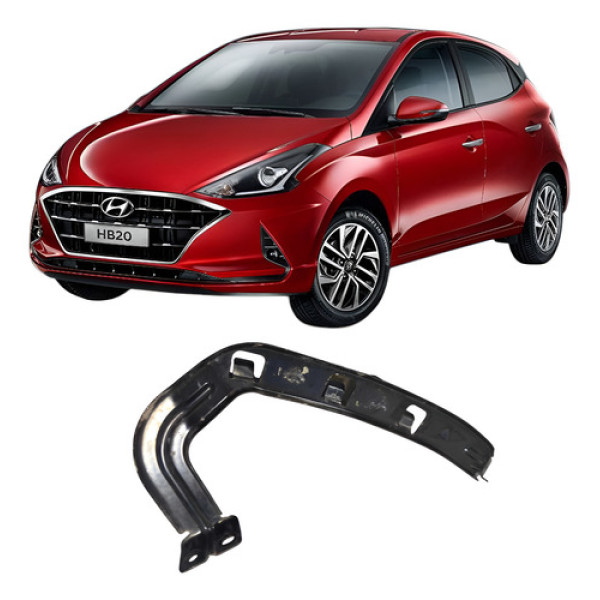 Guia Esquerdo Parachoque Hyundai Hb20 2021 1.0 3c 7w91010 .