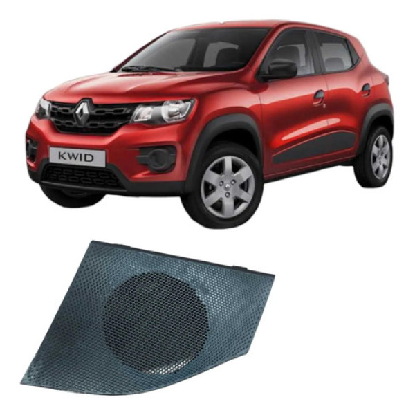 Grade Alto Falante Renault Kwid 1.0 3c 2018 281770751r  Preto