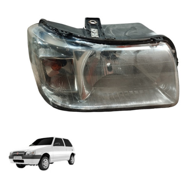 Farol Dianteiro Direito Uno Mille Fire 2004 A 2013 Direito/passageiro