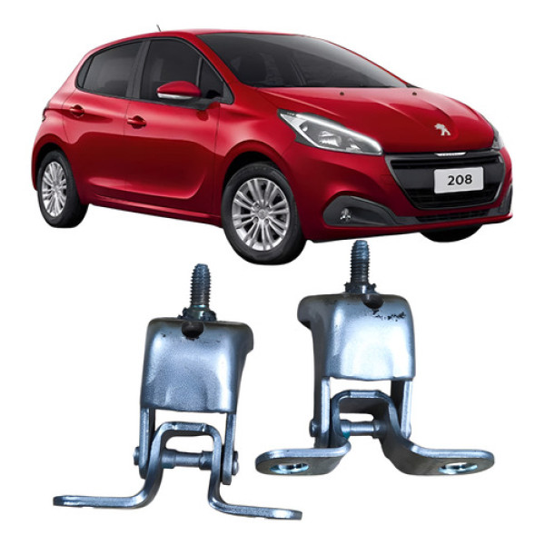 Par Dobradiça Traseira Tampa Porta Malas Peugeot 208 2019