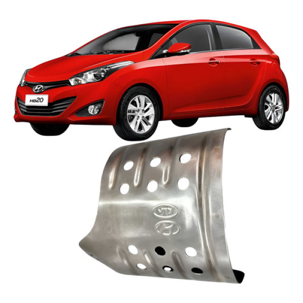 Malha Protetor Catalisador Hyundai Hb20 1.0 3c 2014-2019  . Prateado