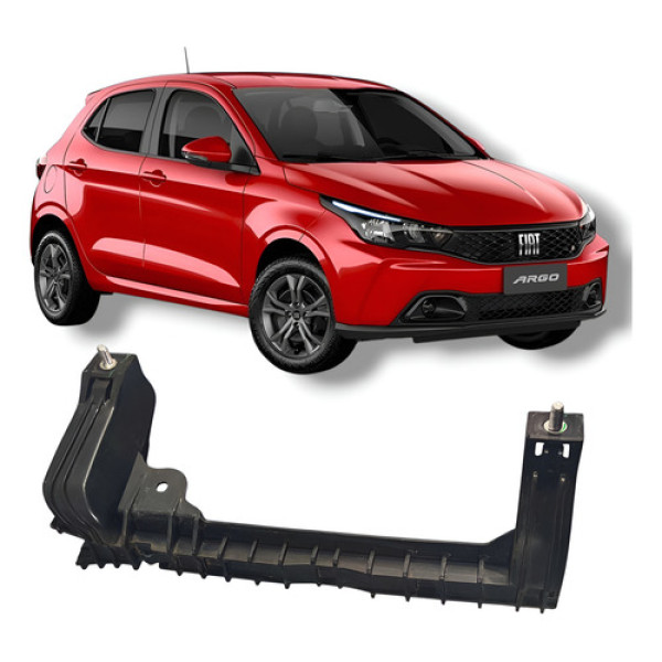 Trilho Guia Vidro Dianteiro Esquerdo Fiat Argo 4p 2018-2024 Preto