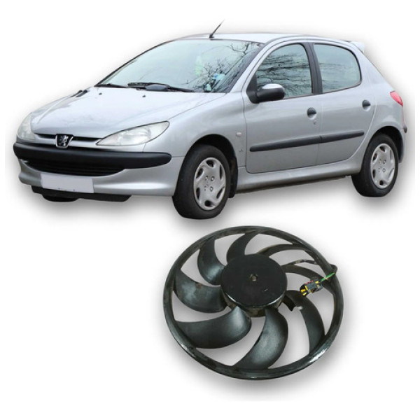 Eletrovemtilador Ventoinh Radiador Peugeot 206 2006 Original