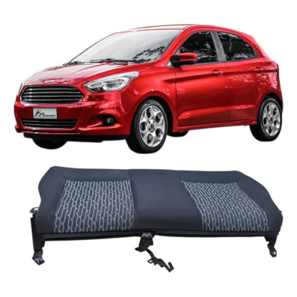 Escoro Encosto Banco Traseiro Ford Ka 1.0 3c 2015 Prata