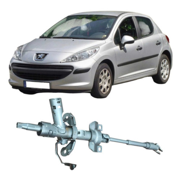 Coluna Direção Peugeot 207 206 1.4 2009 Original  
