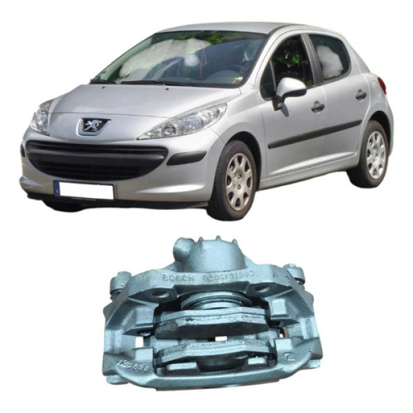 Pinça Freio Dianteira Esquerda Peugeot 207 1.4 2009 A 2015