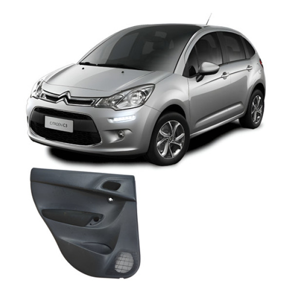 Forro Porta Traseira Esquerda Citroën C3 2013 9675787877