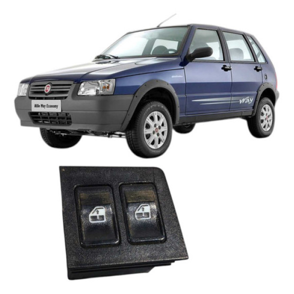 Comandos Vidro Dianteiro Esquerdo Fiat Uno 1.0 4p 2005