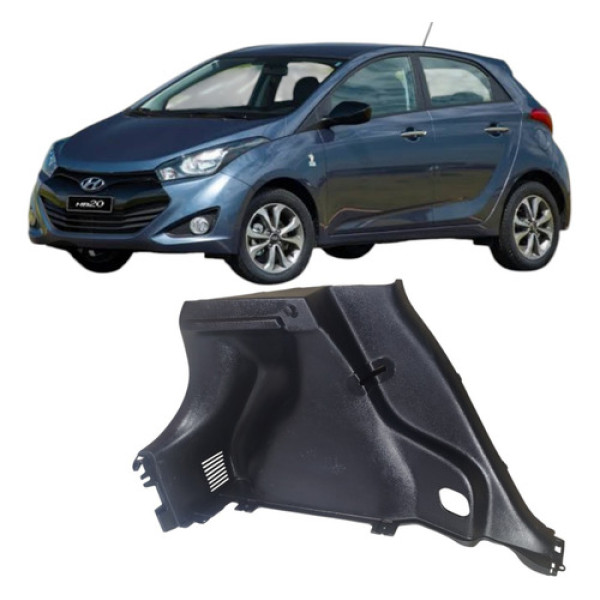 Forro Porta Malas Esquerdo Hyundai Hb20 2013 A 2019 4p 