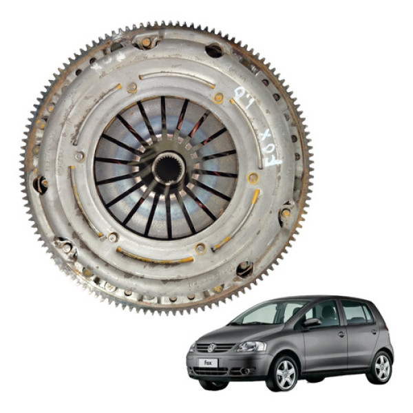 Plato Embreagem Volante Cremalheira Vw Fox Voyage 2010/2016 Cinza