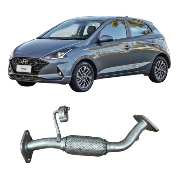Tubo Flexível Escapamento Hyundai Hb20 2021 1.0 3c Original